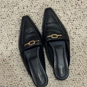 Anine Bing Black Selma Mules